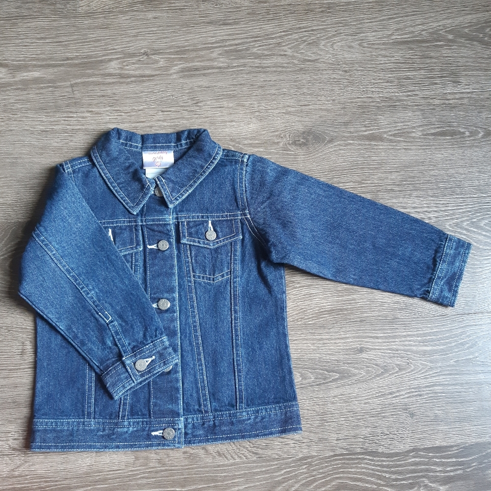 Vintage Laura Ashley Girls Jean Denim Jacket. 2 years old